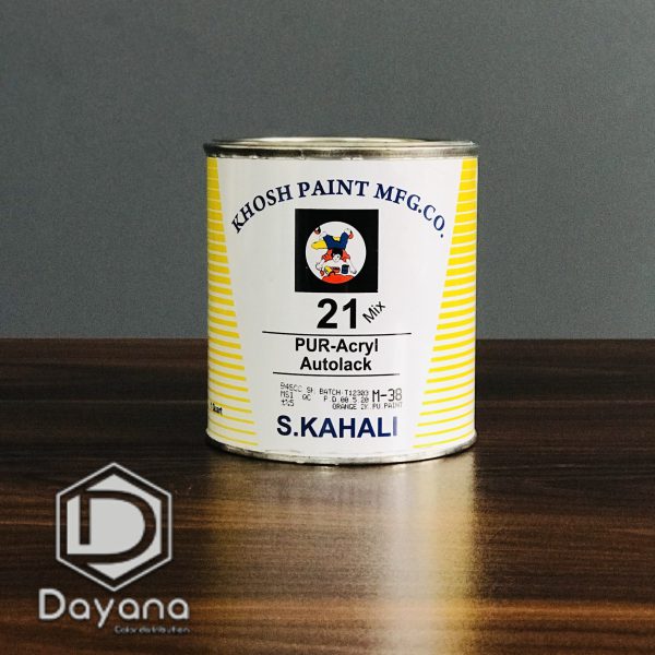 رنگ دو جزئی پلی اورتان اکریلیک کحالی کد 21-M62(سرمه ای روشن)
